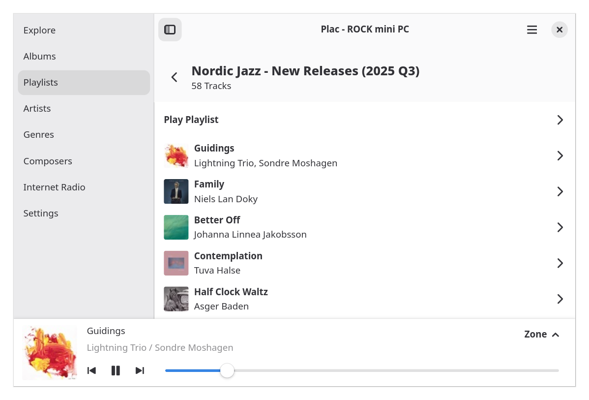 Screenshot of Plac for GTK4